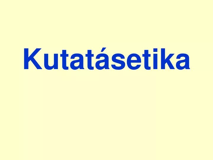 kutat setika