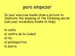 para empezar - slide 1
