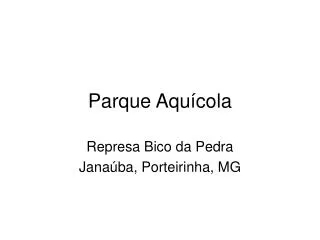 parque aqu cola