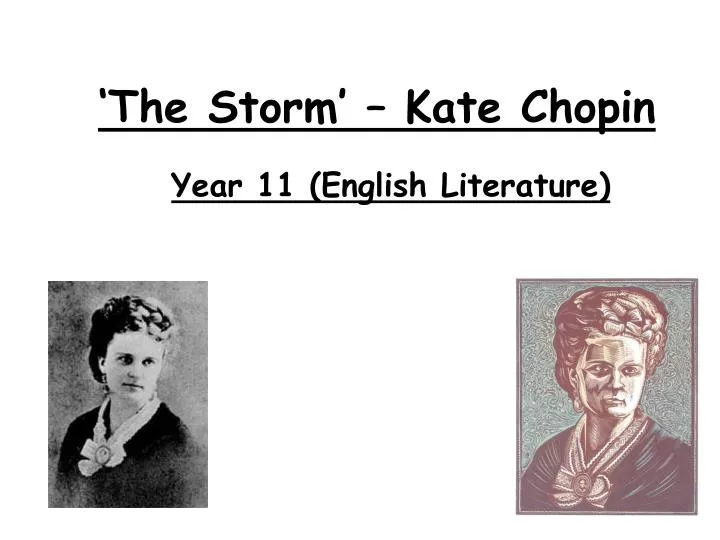 the storm kate chopin
