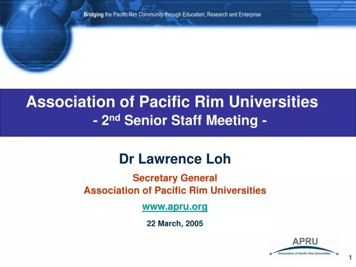 association of pacific rim universities