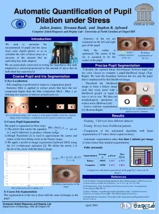 Automatic Quantification of Pupil Dilation under Stress
