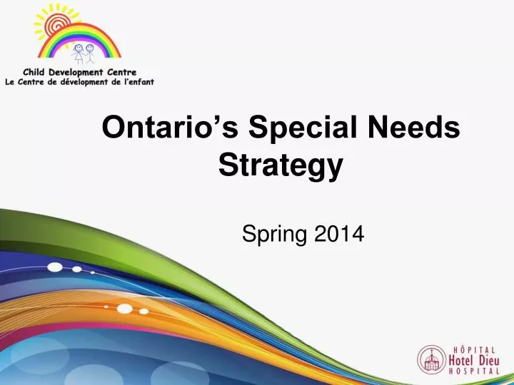 ontario s special needs strategy