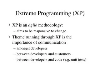Extreme Programming (XP)