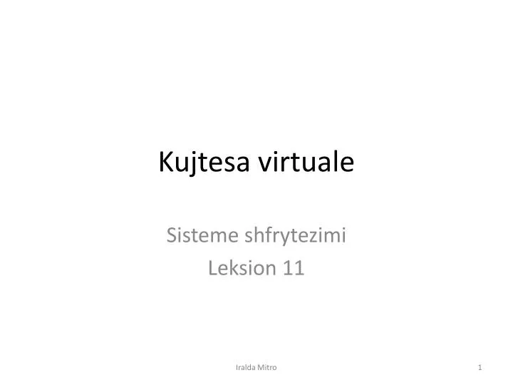 kujtesa virtuale