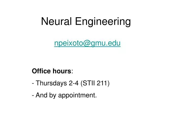 neural engineering