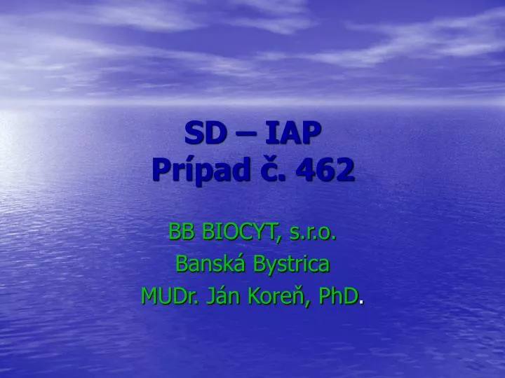 sd iap pr pad 462