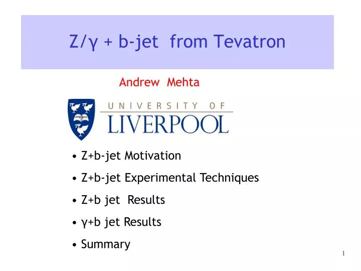 z b jet from tevatron