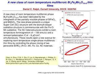 A new class of room temperature multiferroic Bi 3 Fe 2 Mn 2 O 10+? thin films