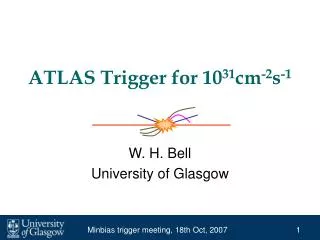 ATLAS Trigger for 10 31 cm -2 s -1
