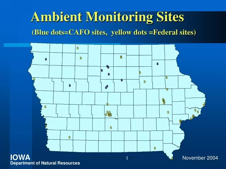 ambient monitoring sites