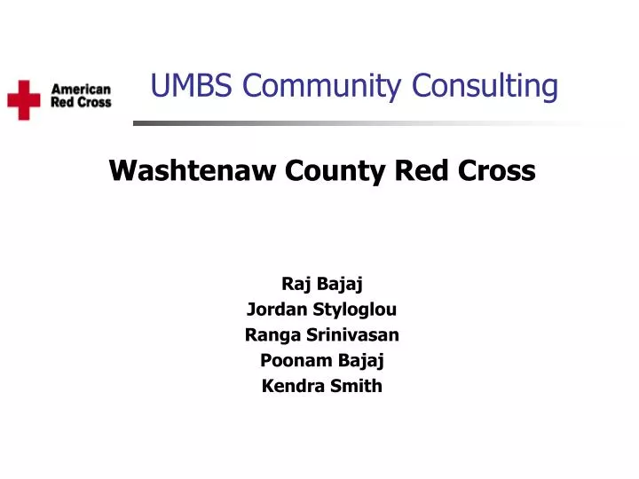 umbs community consulting
