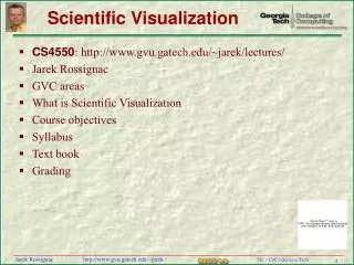 Scientific Visualization