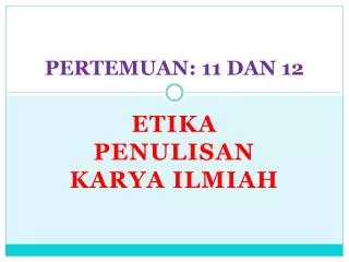pertemuan 11 dan 12