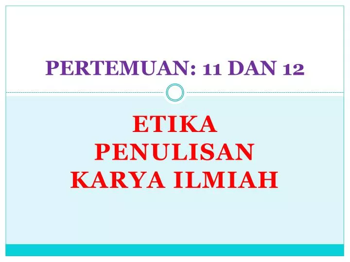 pertemuan 11 dan 12