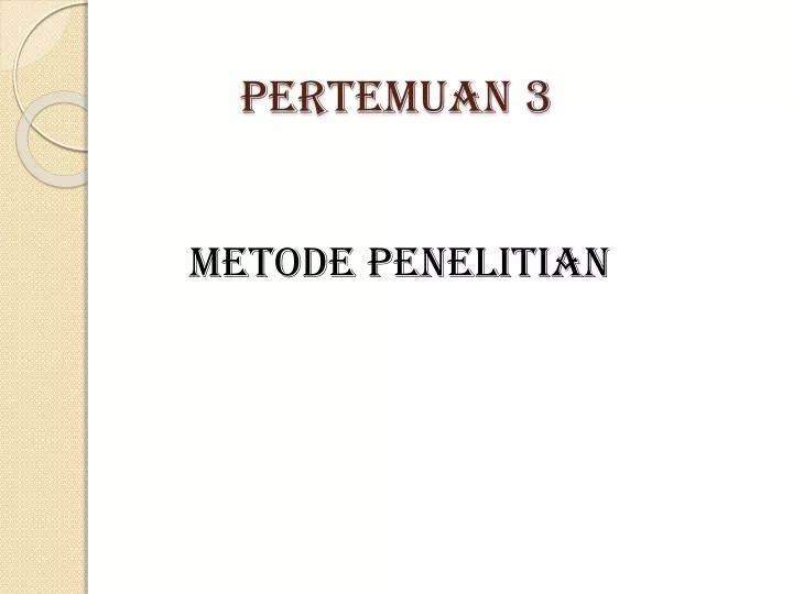 pertemuan 3