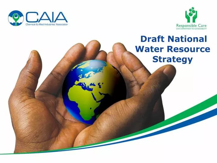 draft national water resource strategy