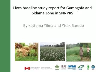 Lives baseline study report for Gamogofa and Sidama Zone in SNNPRS