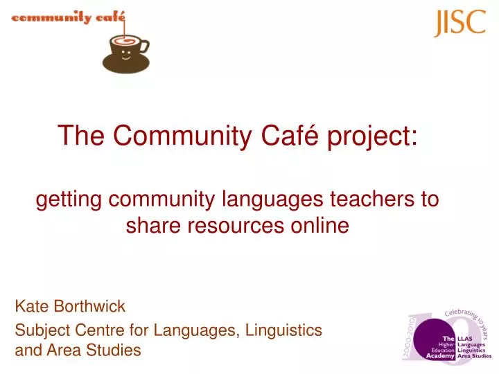 the community caf project getting community languages teachers to share resources online