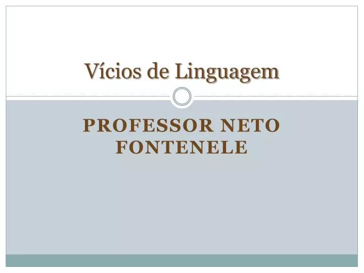 v cios de linguagem