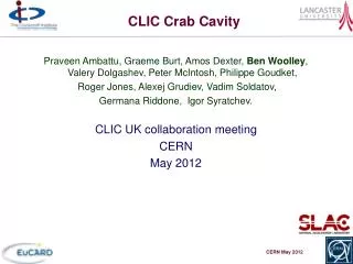 CLIC Crab Cavity