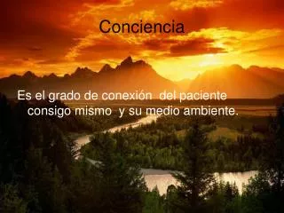 conciencia