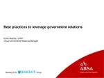 Defining a municipality - slide 1