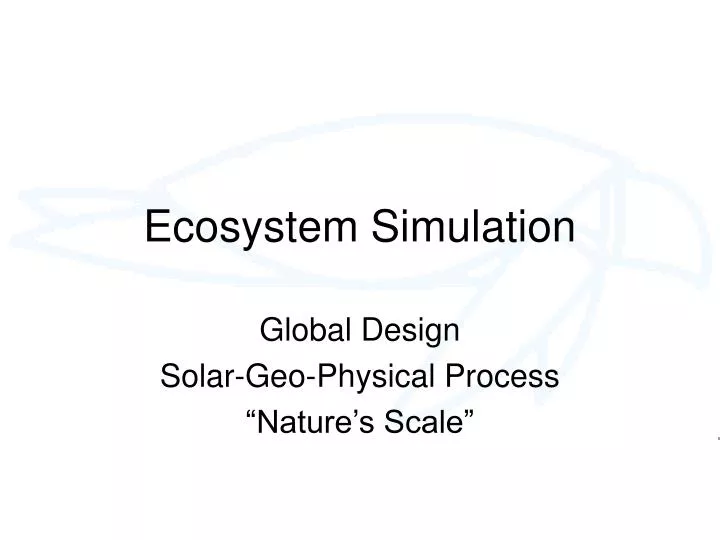 ecosystem simulation
