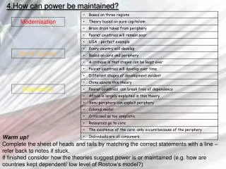 4.How can power be maintained?