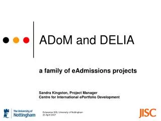 ADoM and DELIA