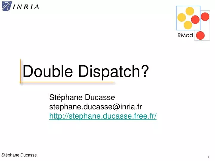 double dispatch