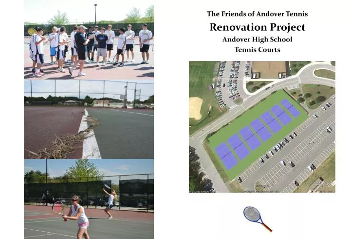 the friends of andover tennis renovation project andover high school tennis courts