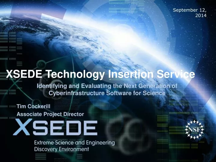 xsede technology insertion service