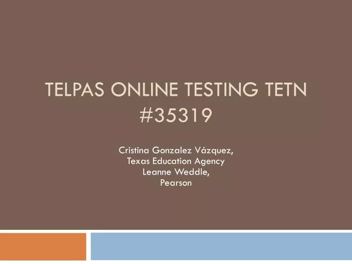 telpas online testing tetn 35319