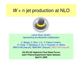 W + n jet production at NLO