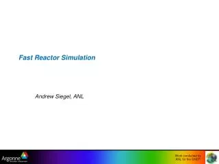 Fast Reactor Simulation