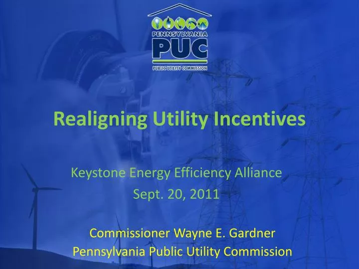 realigning utility incentives