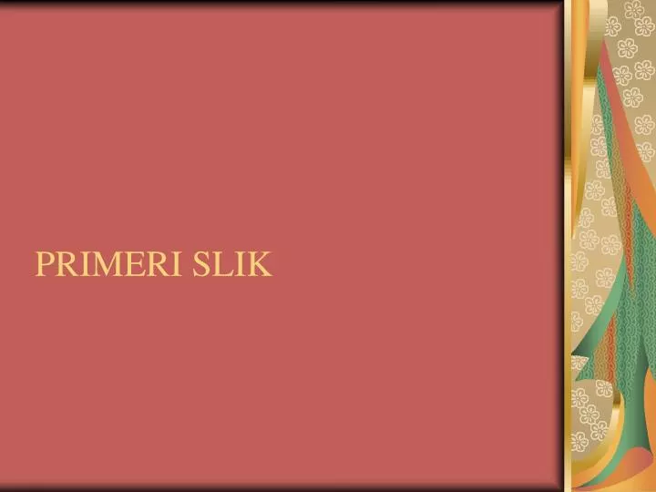 primeri slik