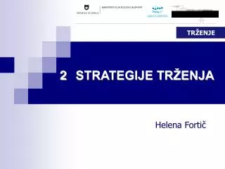 2 strategije tr enja