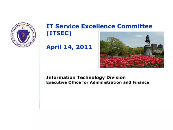 it service excellence committee itsec april 14 2011