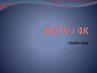 hdtv i 4k