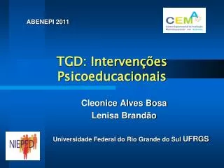 tgd interven es psicoeducacionais