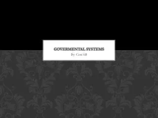 Govermental Systems