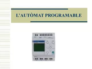 l aut mat programable