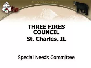THREE FIRES COUNCIL St. Charles, IL Special Needs Committee
