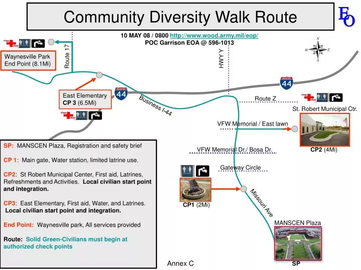 community diversity walk route