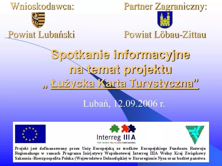 spotkanie informacyjne na temat projektu u ycka karta turystyczna