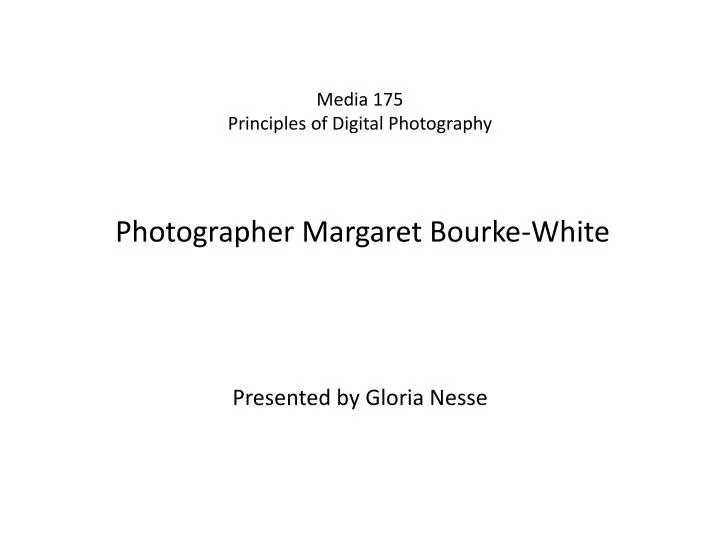 media 175 principles of digital photography