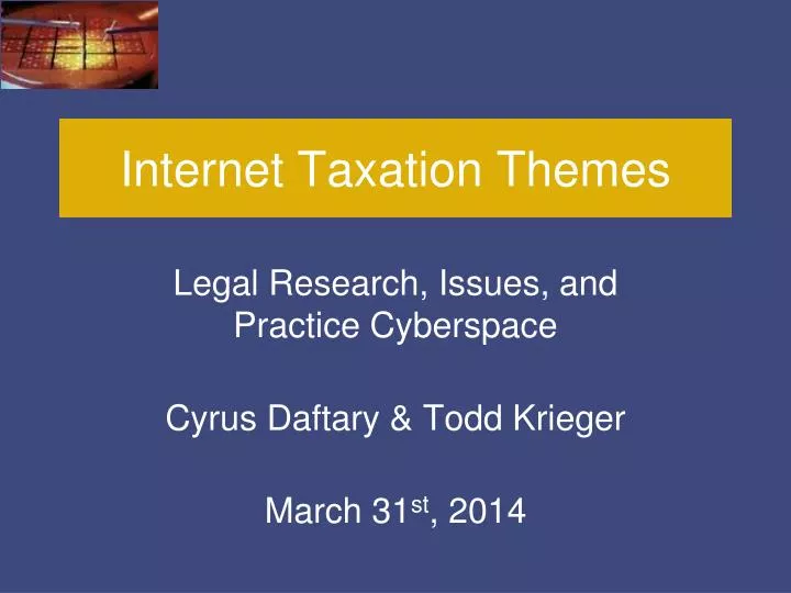 internet taxation themes