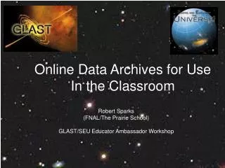 Online Data Archives for Use In the Classroom